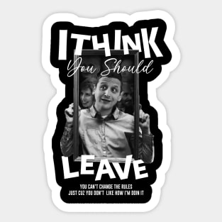 Tim - i think you should leave Sticker